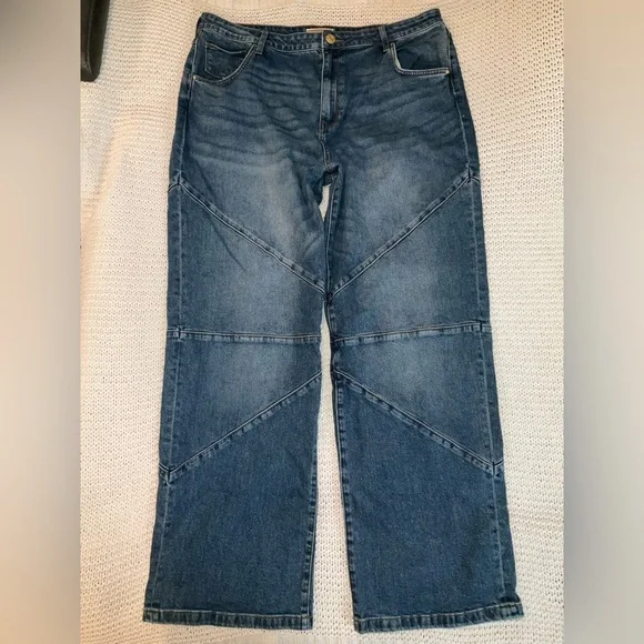 Kut from the Kloth Sienna High Rise Wide Leg With Panel - Picture 5 of 16